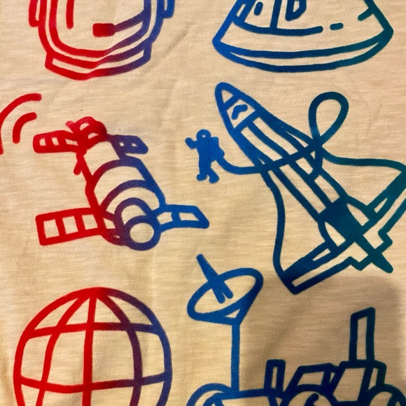 GapKids Yellow Space T-Shirt - Picture 2 of 2